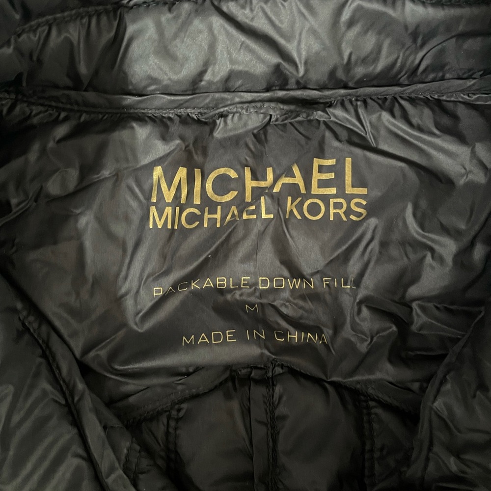 Michael Kors Packable Down Black Jacket - image 2